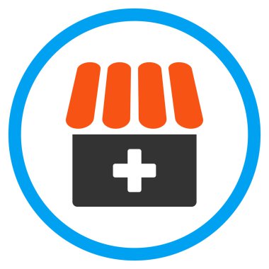 Eczacı yuvarlak simge