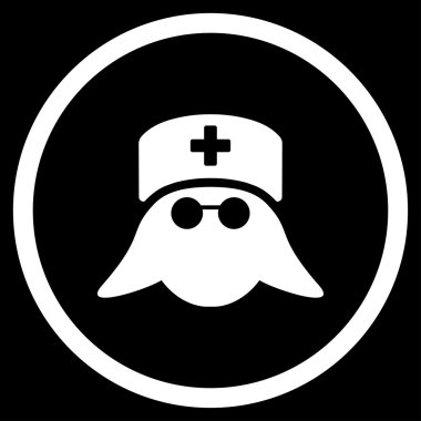 Tıbbi hemşire kafa çember simge