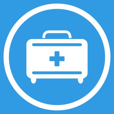 İlkyardım araç çember simge