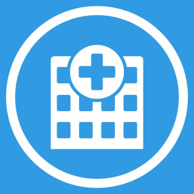 Hastane yuvarlak simge