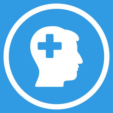 Artı beyefendi kafa çember simge