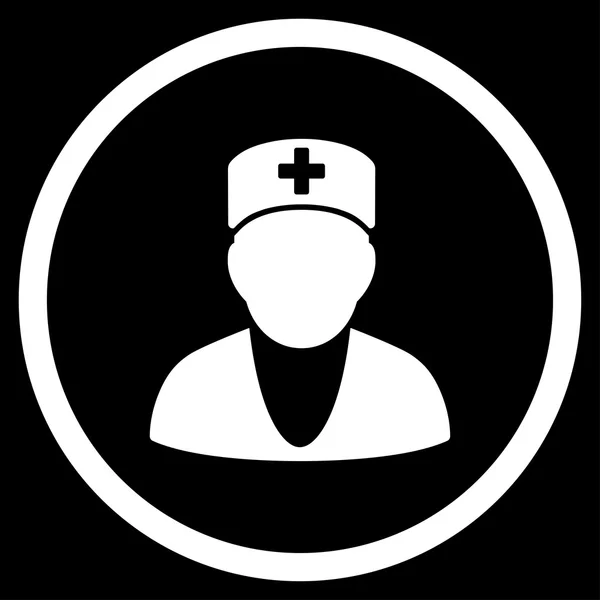 Medic Circled Icon — Stock Vector