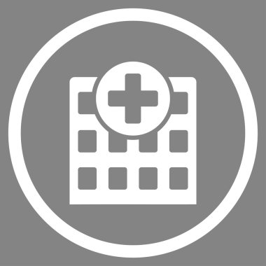 Hastane yuvarlak simge