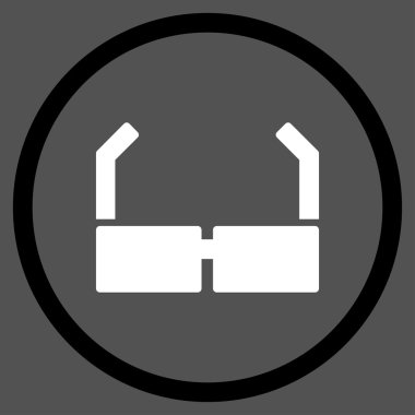 Gözlük yuvarlak simge