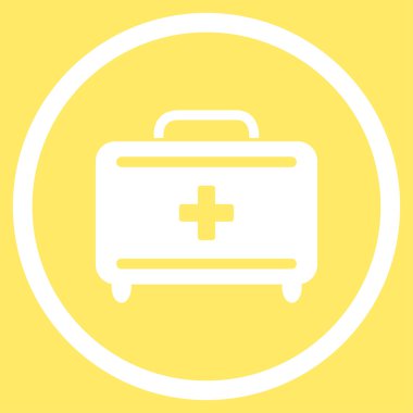 İlkyardım araç çember simge