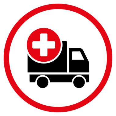 Tıbbi sevk irsaliyesi çember simge