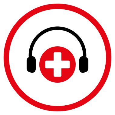 Hastane arama servisi simgesini daire