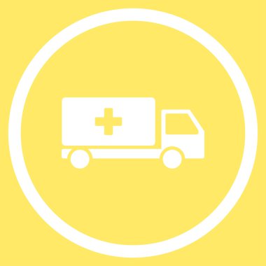 Tıbbi sevk irsaliyesi yuvarlak simge