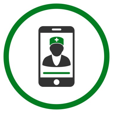 Cep doktor çember simge