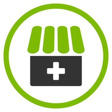 Eczane yuvarlak simge