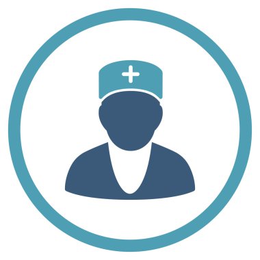 Doktor yuvarlak simge