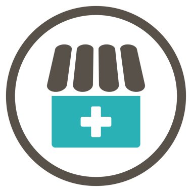 Uyuşturucu dükkanı çember simge