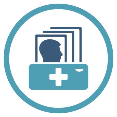 Hasta katalog yuvarlak simge