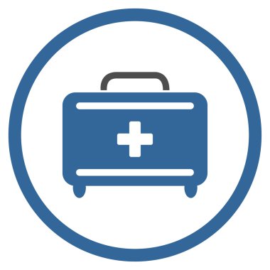 İlkyardım araç çember simge