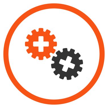 Tıbbi gereçler simgesini daire