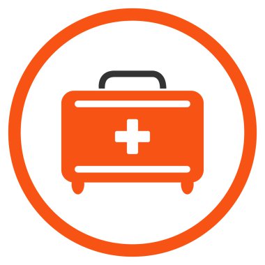 İlkyardım araç çember simge