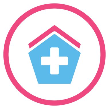 Hastane yuvarlak simge