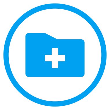 Tıbbi katalog yuvarlak simge