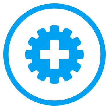 Artı dişli yuvarlak simge