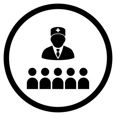 Tıbbi sınıf yuvarlak simgesi