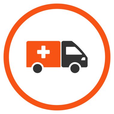 İlaç dağıtım simgesi yuvarlak