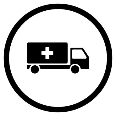 Tıbbi sevk irsaliyesi yuvarlak simge