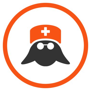 Tıbbi hemşire kafa çember simge