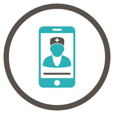 Cep doktor çember simge