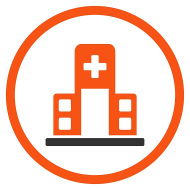 Hastane Binası simgesi yuvarlak