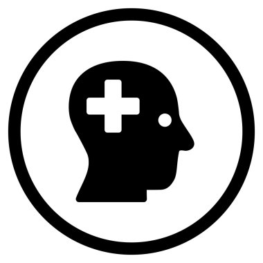Artı simgesi kafa yuvarlak