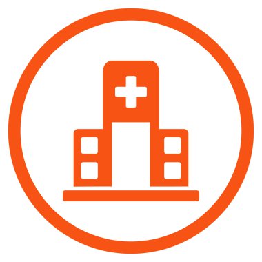 Hastane Binası çember simge