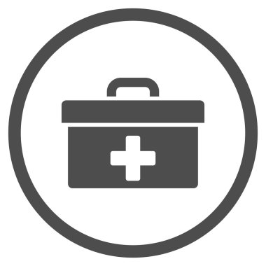 İlkyardım araç çember simge