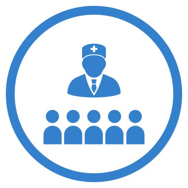 Tıbbi sınıf yuvarlak simgesi