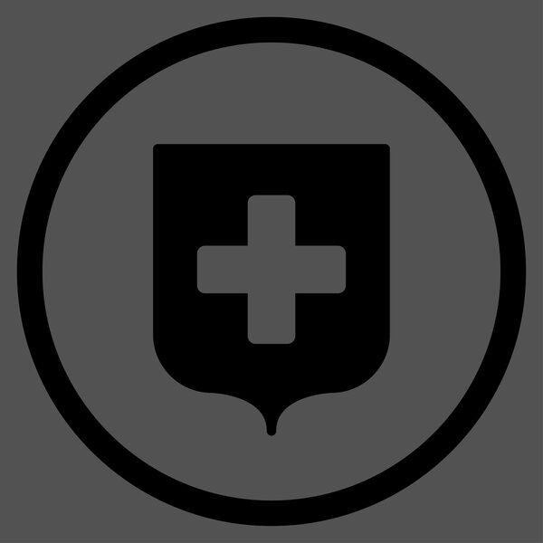 Medical Shield Rounded Icon