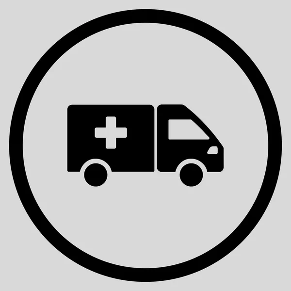 Drugs levering omcirkelde pictogram — Stockvector