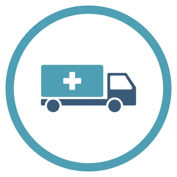 Medical Delivery Rounded Icon — Stock Vector
