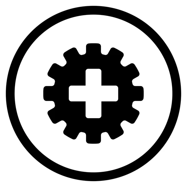 Plus Schaltkreis-Symbol — Stockvektor
