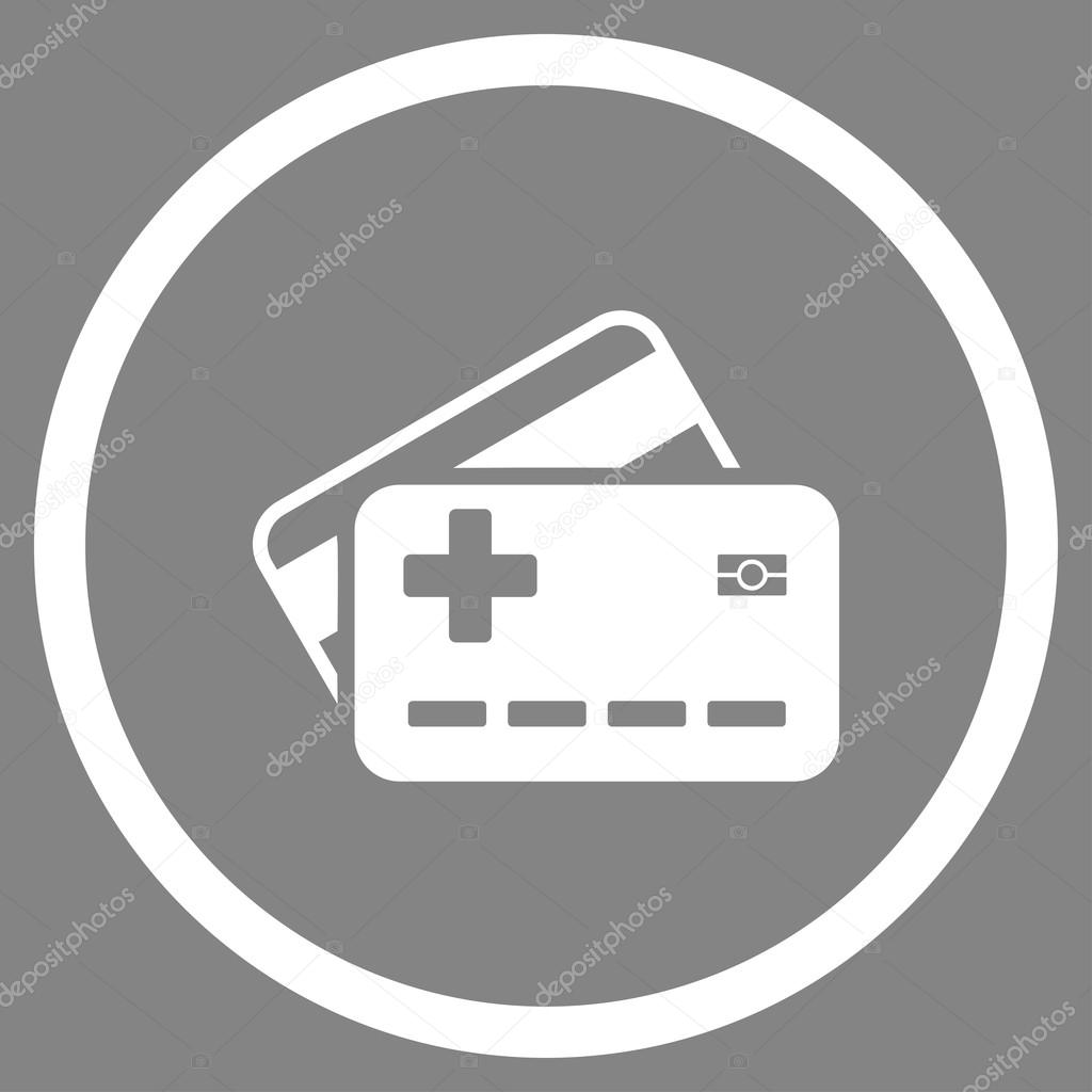 Medical Insurance Cards Rounded Icon