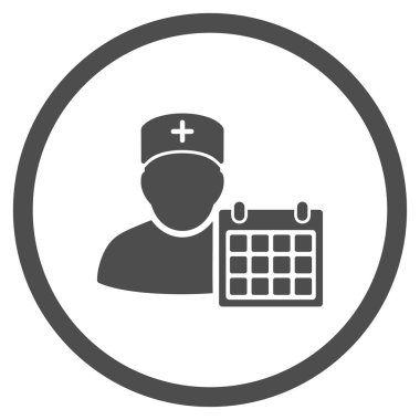 Doktor Ciltçi simgesi yuvarlak