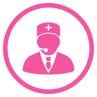 Tıbbi Yöneticisi çember simge