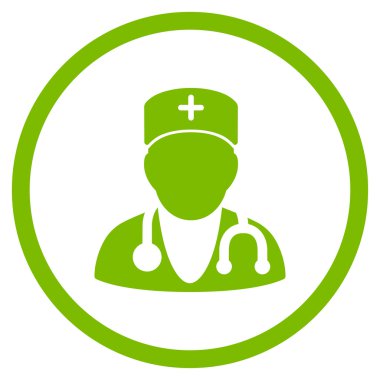 Hekim yuvarlak simge