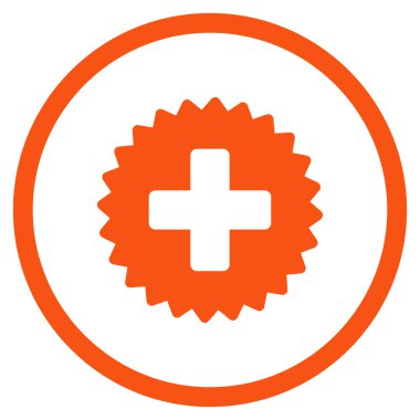 Sağlık damgası çember simge