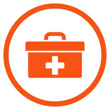 İlkyardım araç çember simge