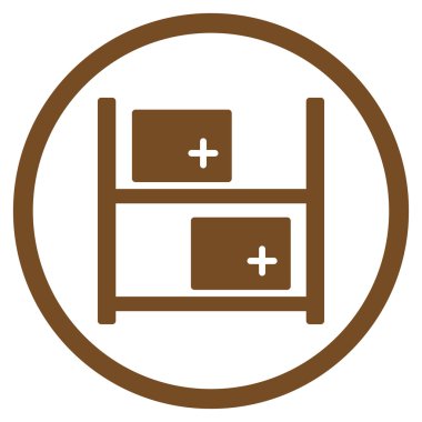 Tıbbi ambar çember simge