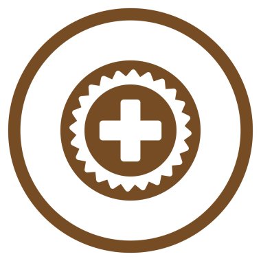 Tıbbi damga yuvarlak simge