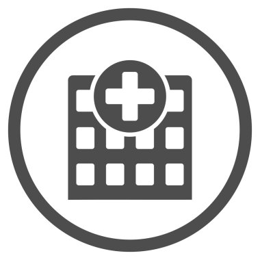 Hastane yuvarlak simge