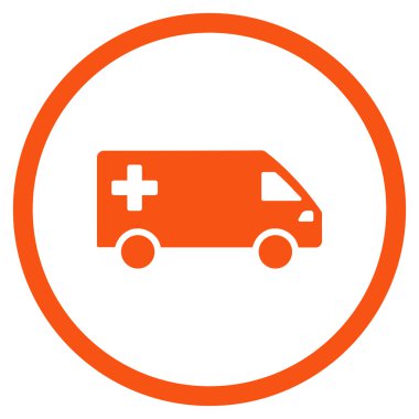 Ambulans Van çember simge
