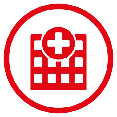 Hastane yuvarlak simge