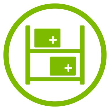 Tıbbi ambar çember simge