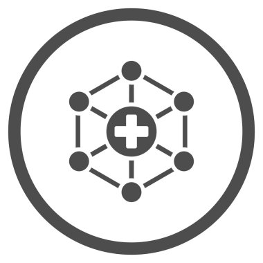 Tıbbi ağ çember simge